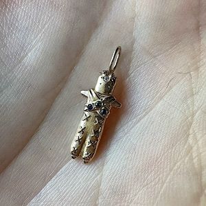 Sofia Zakia 14k Yellow Gold Noj Worry Doll pendant - with box.